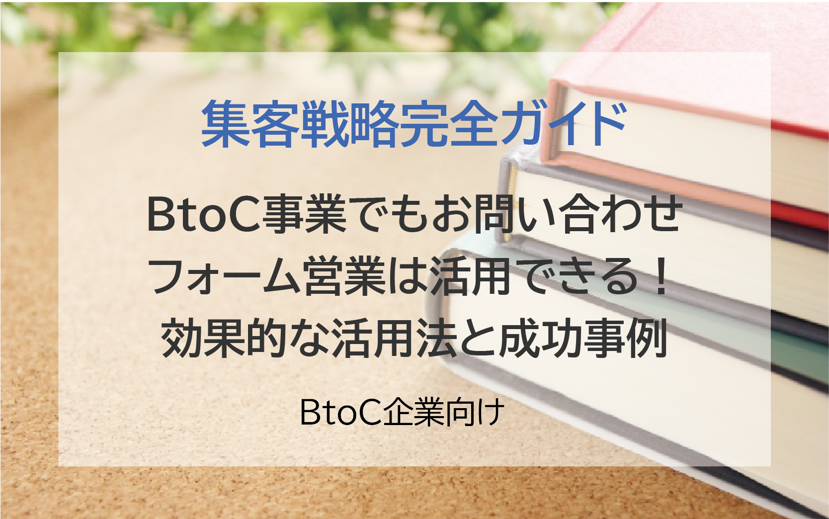 BtoC企業攻略ガイド